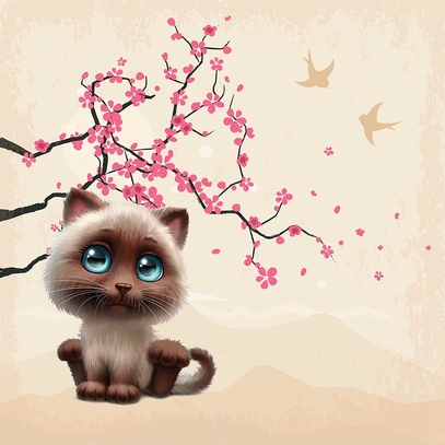 Выбрать фотообои на стену Котик милые глазки большой выбор лучших фото обоев отличного качества в магазине Эко Обои