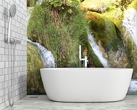 Вибрати фотошпалери Природа на стіну Плитвицькі озера водоспади кращі екологічні фото шпалери великий вибір зображень в нашому інтернет магазині